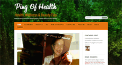 Desktop Screenshot of pingofhealth.com